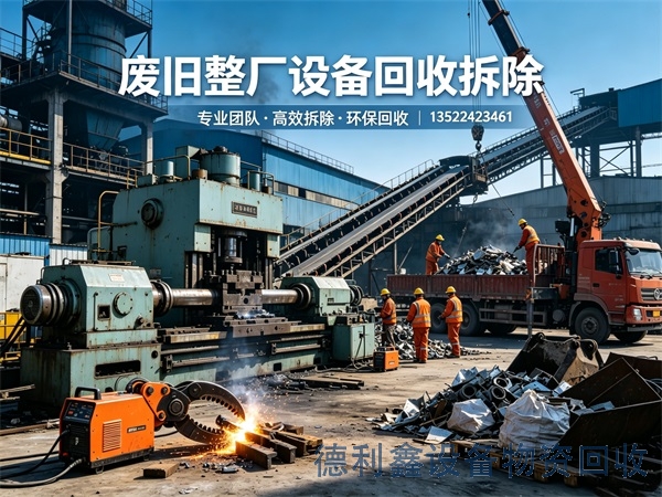 废弃工厂拆除,废旧设备回收,整厂设备回收,二手设备回收电话