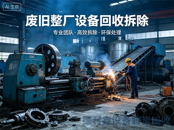 废弃工厂拆除，废旧设备回收，整厂设备回收，二手设备回收电话