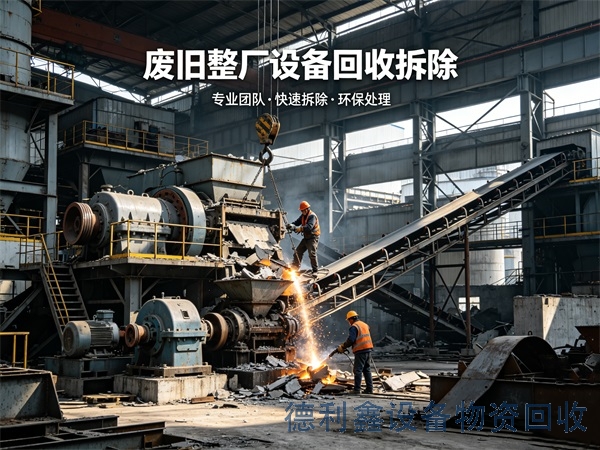 废弃工厂拆除，废旧设备回收，整厂设备回收，二手设备回收电话